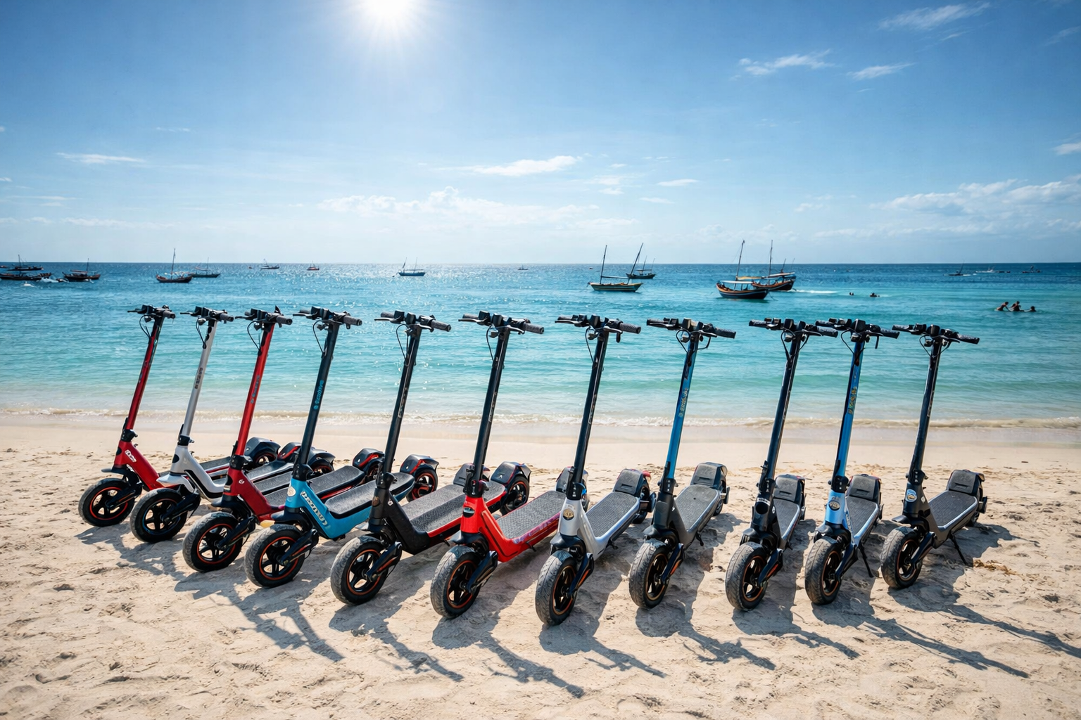 Browse - Explore our fleet of premium e-scooters and choose the perfect ride for your Zanzibar adventure.